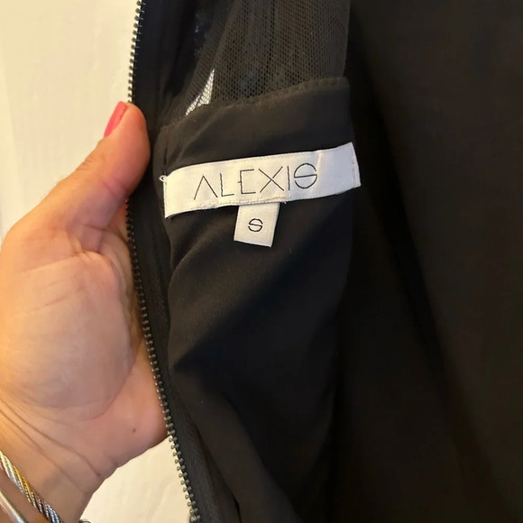 Alexis black Mini Dress, size s - Picture 4 of 4